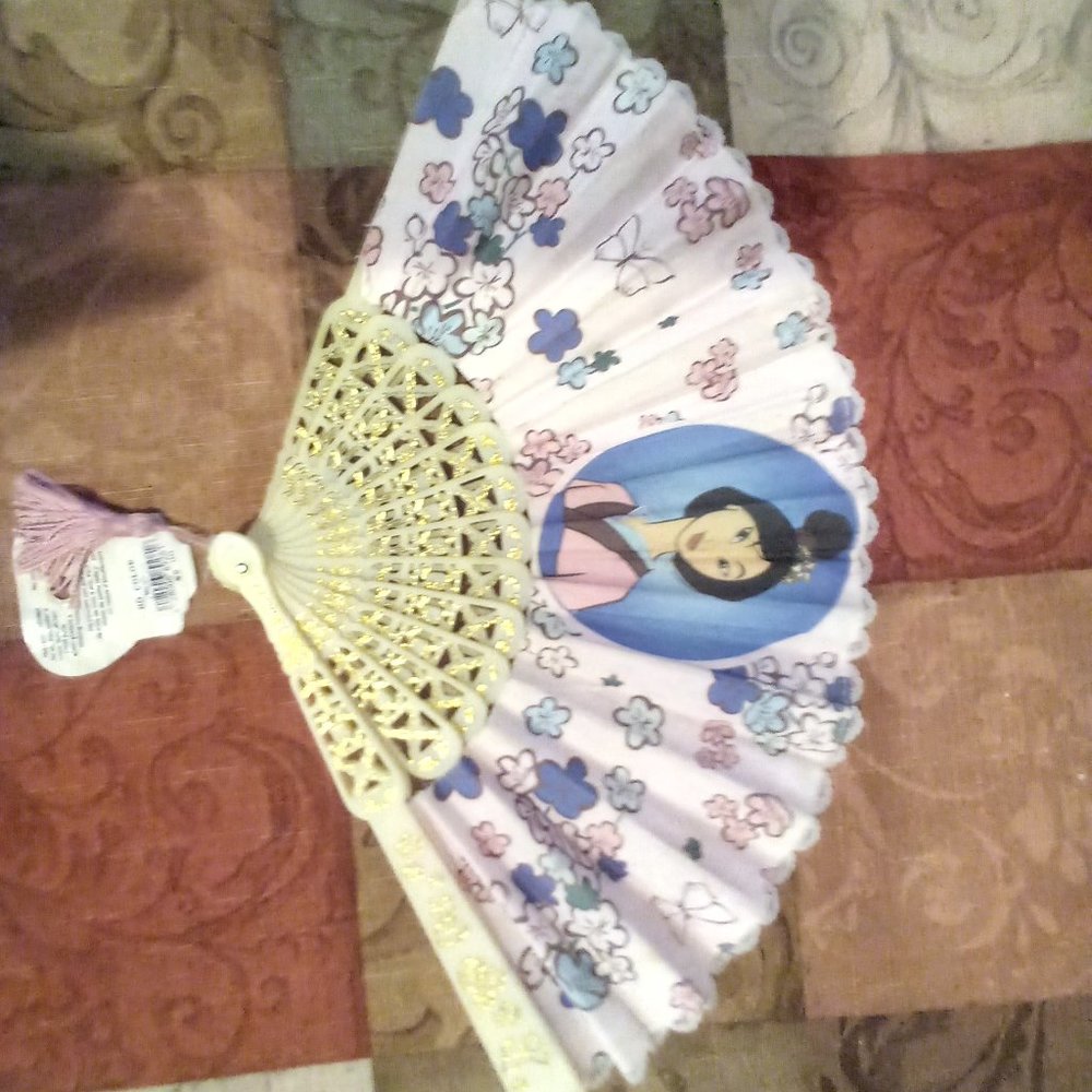 Disney Mulan souvenir folding fan